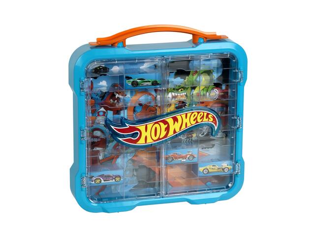 Hot Wheels - Vetrina da collezione con illuminazione