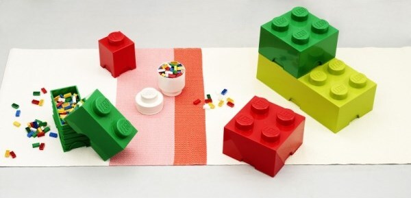 LEGO® úložný box 2 - žltá 125 x 250 x 180 mm