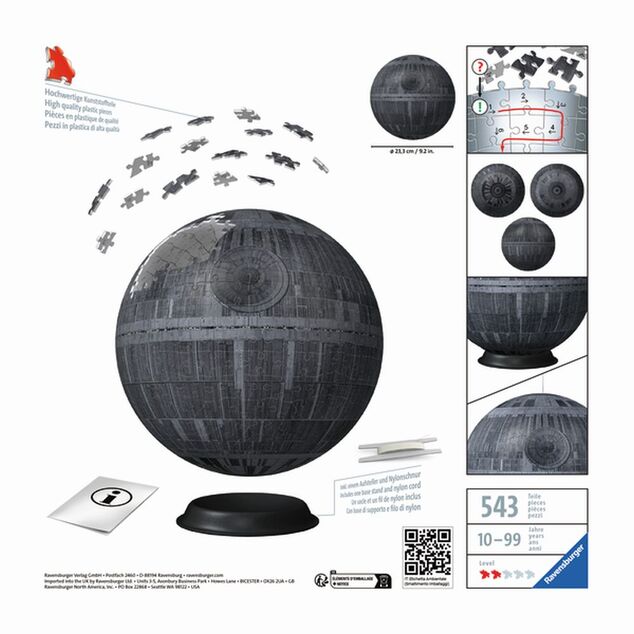 Ravensburger Puzzle-Ball Star Wars: Hviezda smrti 540 dielikov