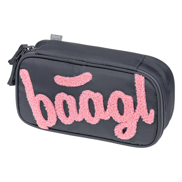 BAAGL SET 5 Core Logo rosa: Rucksack, Federmäppchen, Beutel, Gürteltasche, Laptop-Hülle GRS