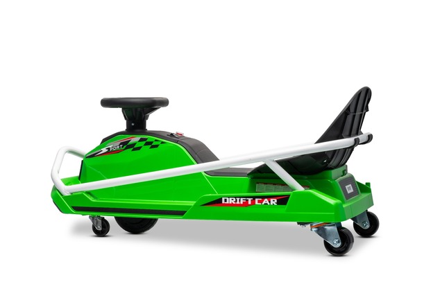 Beneo Motors Go-Kart da drift 24V, verde, 300W Motore Brushless, Batteria al litio, D