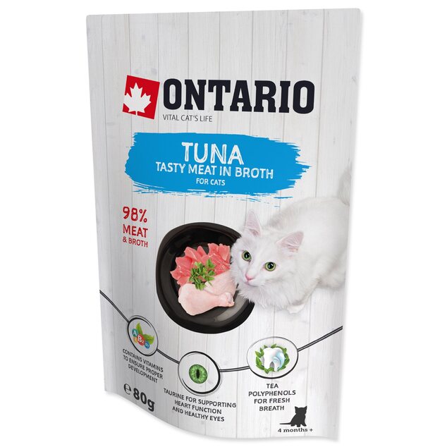Kapsička Ontario tuniak vo vývare 80g