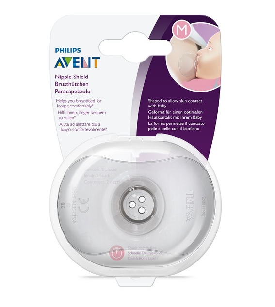 Avent chránič prsných bradaviek medium+ster.obal