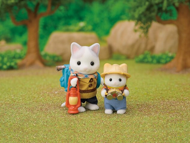 Sylvanian Families Prieskumná sada - Latte Cat Brat a bábätko