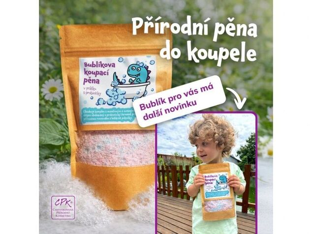 PURE HARMONY fürdőhab Buborék por probiotikumokkal 160g