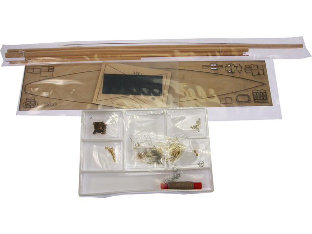 Barca a vela AMATI Endeavour 1934 1:80 kit con scafo finito