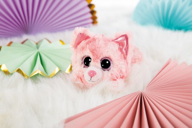NICI Glubschis Plüsch Kätzchen Dreamie liegend, 15 cm