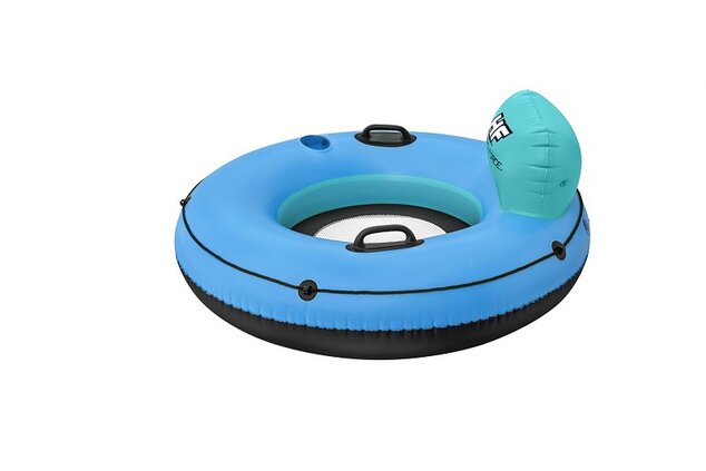 Bestway Nafukovacie kreslo na vodu Whitecup, priemer 106cm, modré