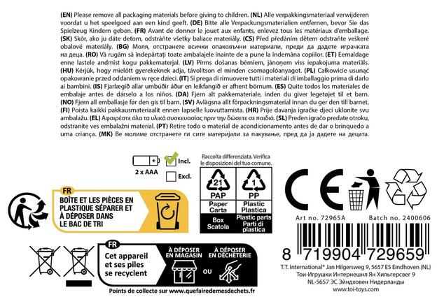 Telefon za najmlajše z ogledalcem na baterije, s svetlobo in zvokom
