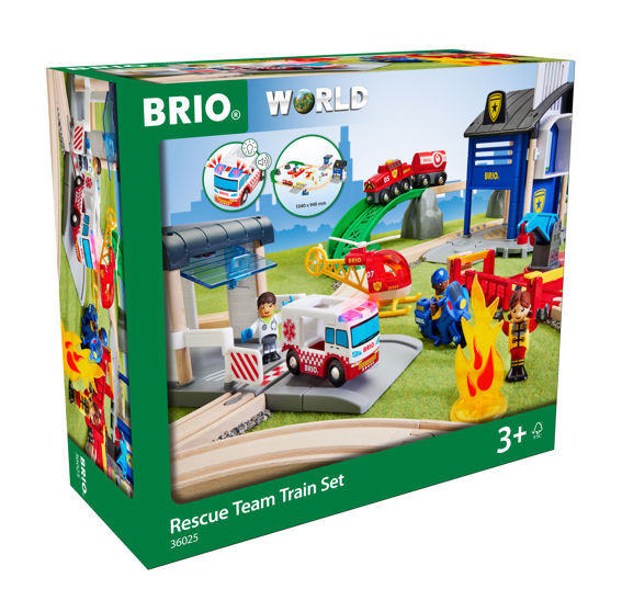 Brio Vlaková súprava záchranárskeho tímu