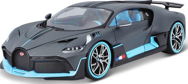 Bburago 1:18 TOP Bugatti Divo Grey