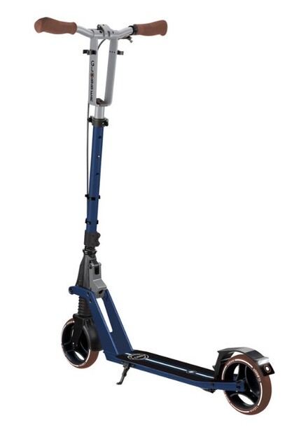 Globber Kolobežka One K 165 Deluxe Vintage Blue s prednym tlmičom a brzdou, nosnosť 100kg
