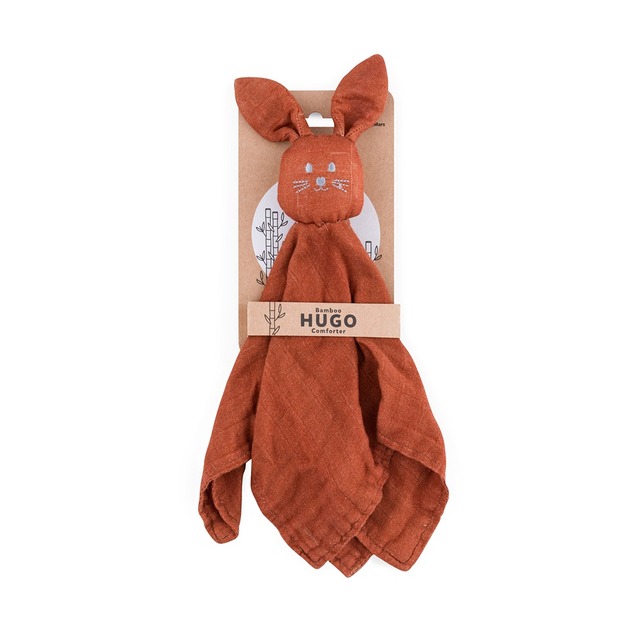 PETITE&amp;MARS Kuscheltier aus Bambus-Musselin Hugo Cinnamon Spice 0m+