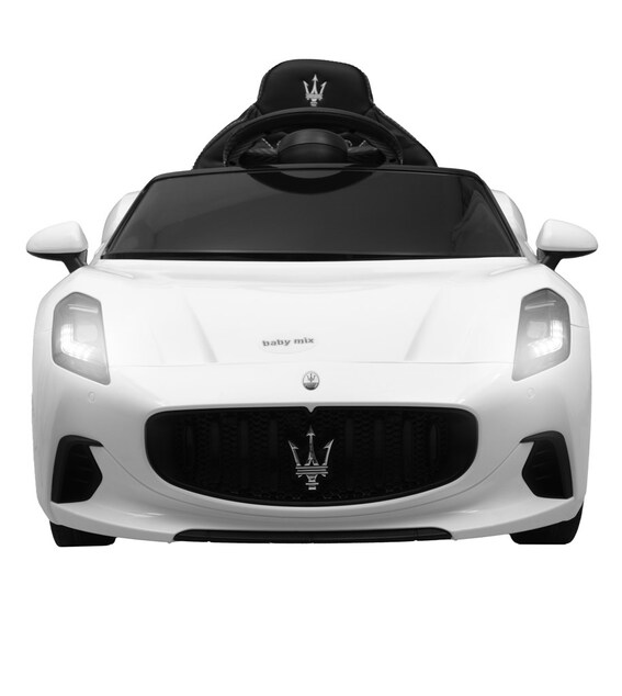 Elektrické autíčko Maserati GranTurismo Baby Mix biele