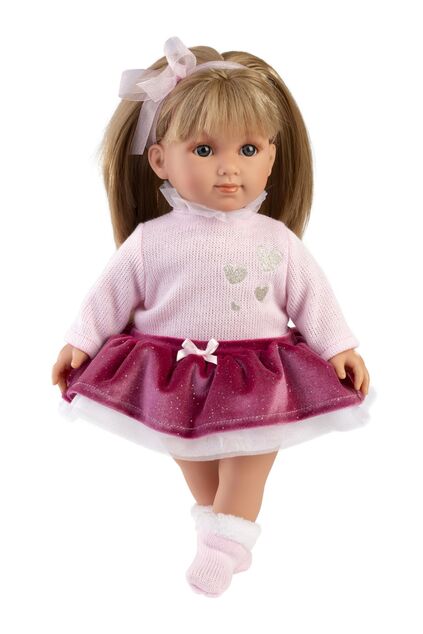 Llorens 53552 ELENA - realistická bábika s mäkkým látkovým telom - 35 cm
