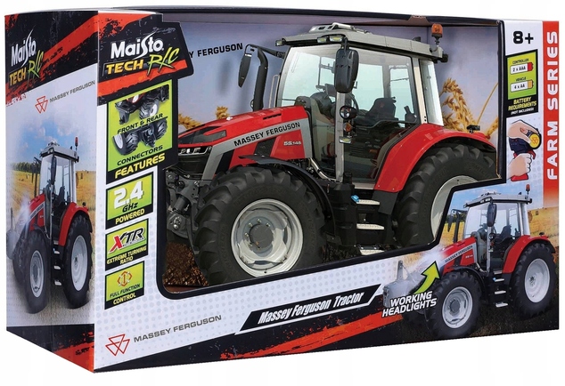 Maisto RC - Massey Ferguson Tractor, červený