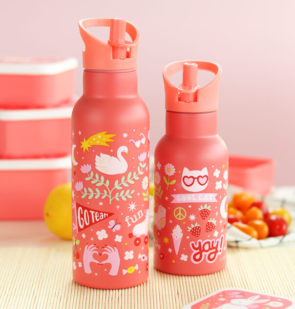 A Little Lovely Company - nerezová fľaša na pitie, 500 ml - zábava