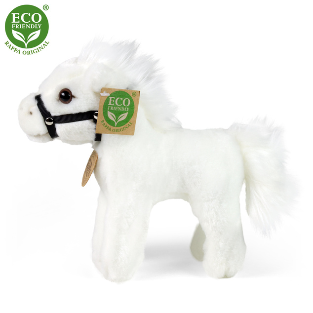 Plyšový kôň biely 20 cm ECO-FRIENDLY