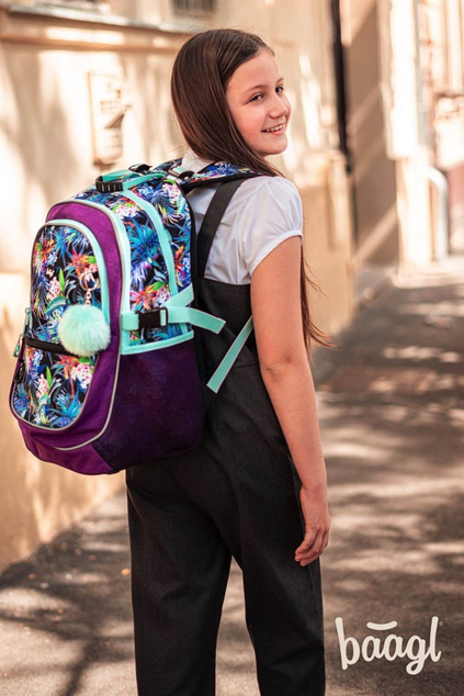 BAAGL Schulrucksack Core Dschungel