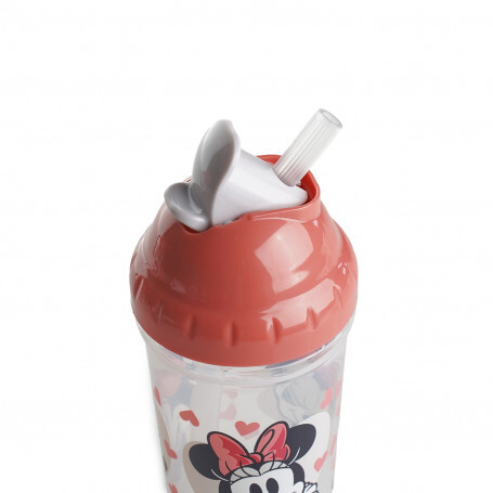 Netečúci hrnček so slamkou 295 ml, Minnie