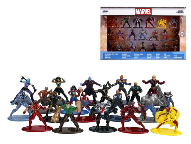 Jada Marvel Метални колекционерски нанофигурки 20 бр.