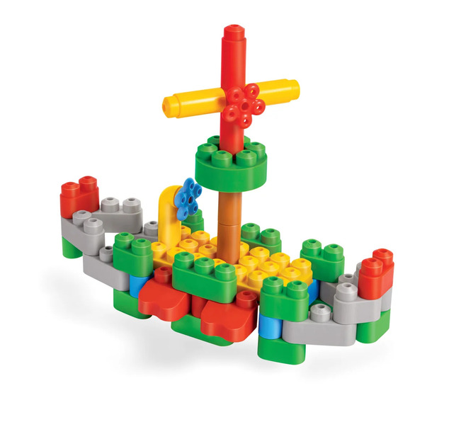 Hape Construcción PolyM 128 piezas