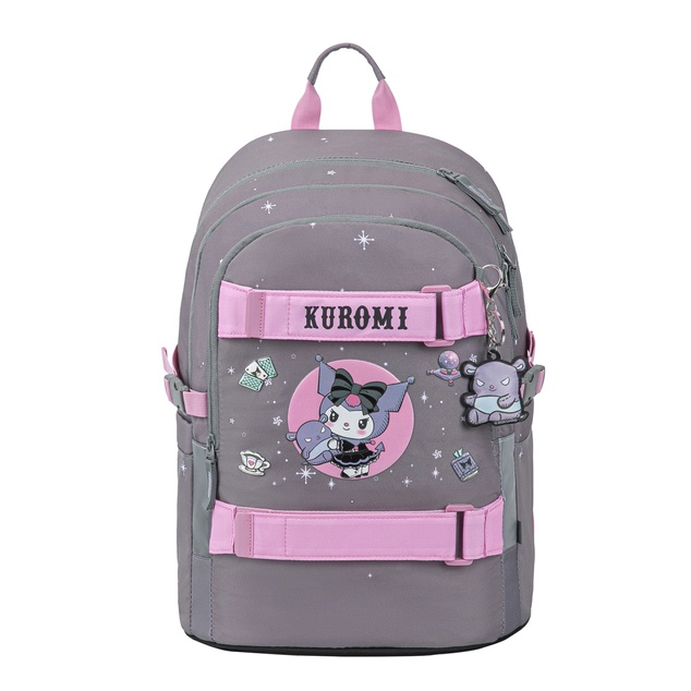 BAAGL SET 3 Skate Kuromi Grey: Rucksack, Federmäppchen, Sporttasche GRS