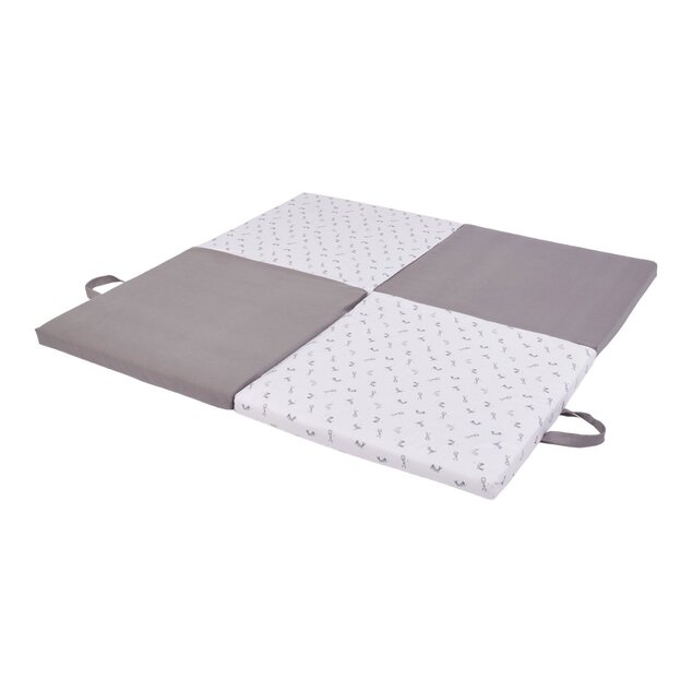 Tappetino da gioco pieghevole imbottito per bambini 3 in 1, Bunny