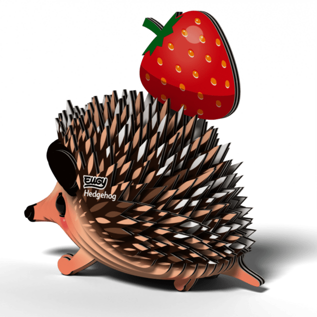 EUGY Jež 3D kartonová skládačka
