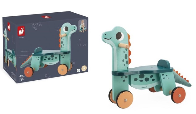 Janod Drevené odrážadlo Portosaurus Dino