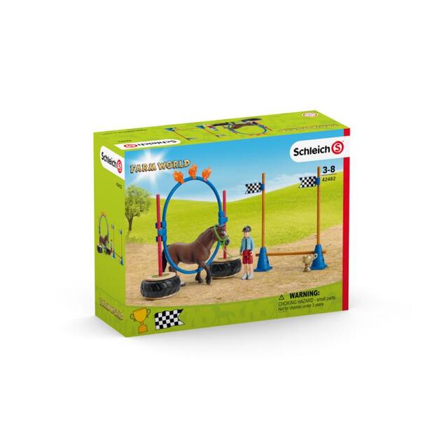 Schleich Závod v agility pre poníky