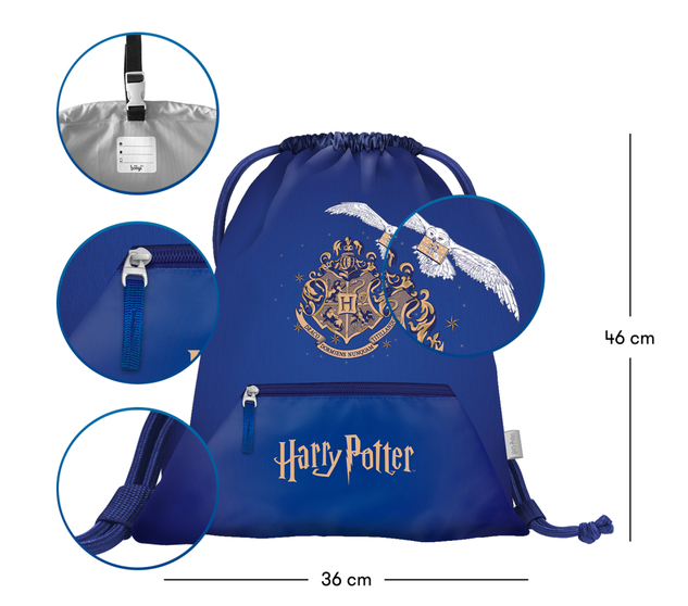 BAAGL SET 3 Airy Harry Potter Rokfort Hedviga: batoh, peračník, vrecko