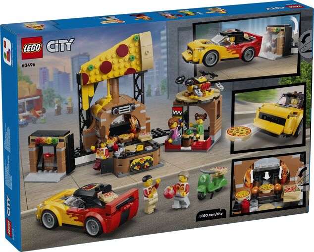 LEGO® City 60496 Donáška pizze s vozidlami