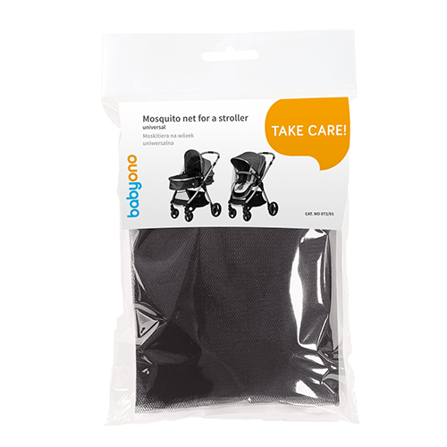 BABYONO Universelles Kinderwagennetz - Schwarz