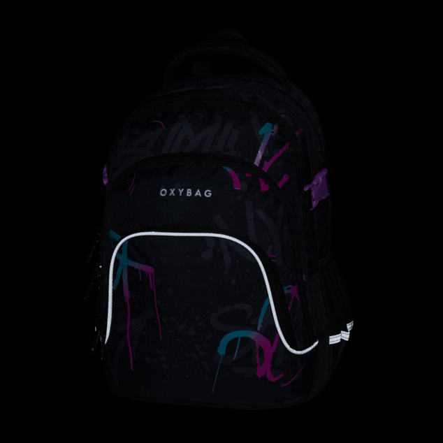 Zaino scolastico OXY SCOOLER Graffiti Pink