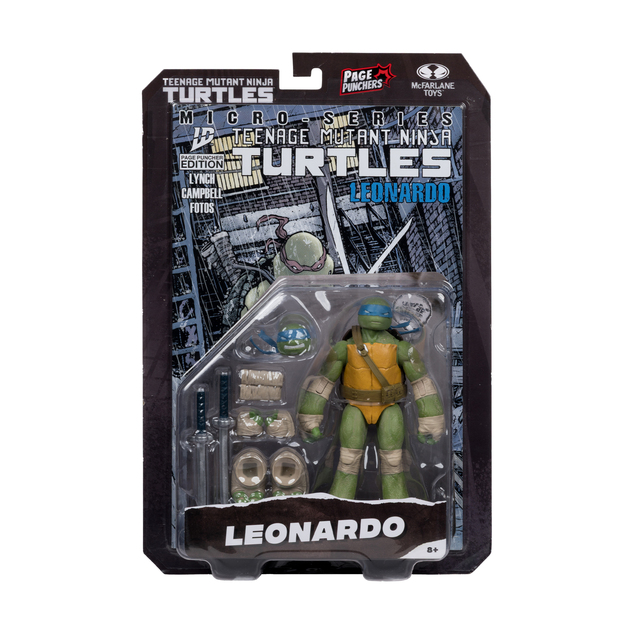 McFarlane figura képregénnyel Teenage Mutant Ninja Turtles Leonardo 5in Action