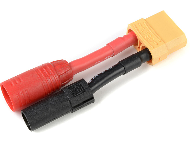 Konverzný kábel XT-90 batéria - AS-150 / XT-150 10AWG