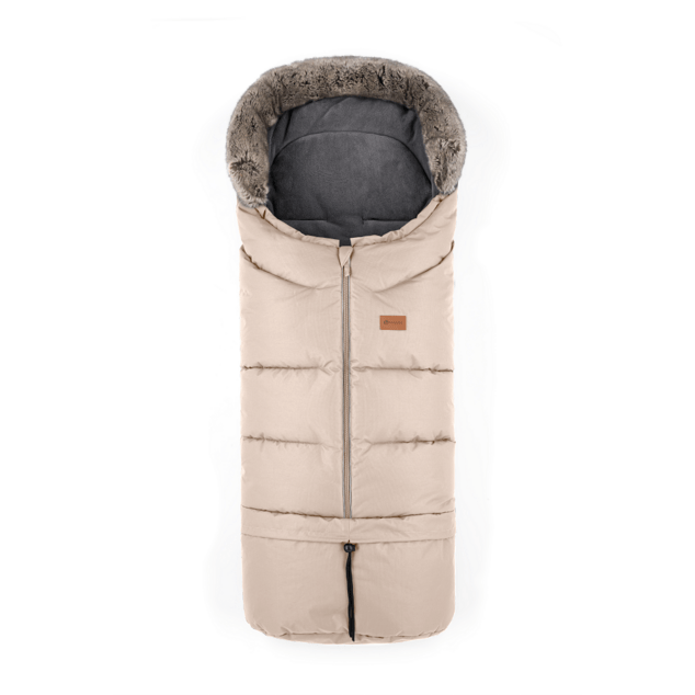 PETITE&amp;MARS Set zimný fusak Arctic 4v1 + rukavice na kočík Furry Rose Petal