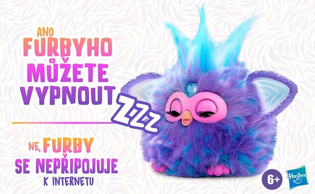 Furby fialový CZ verzia