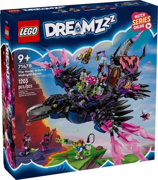 LEGO® DREAMZzz™ 71478 Niebelungenhexe und ihr Mitternachtskrähe