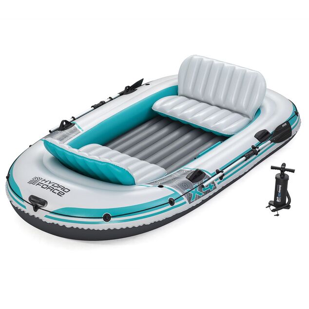 Bestway 65158 Aufblasbares Floß Adventure Elite X4, 315 x 165 x 41,5 cm