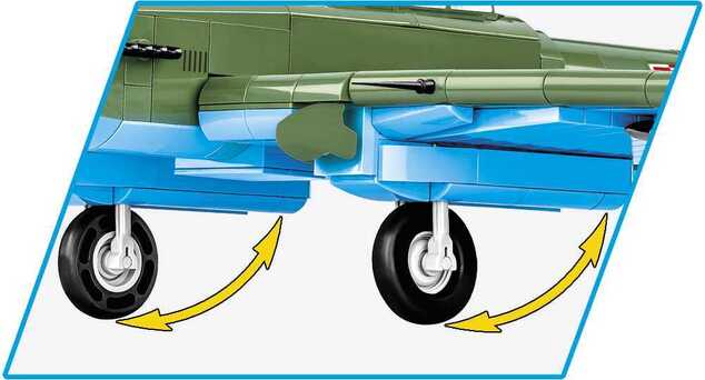 Cobi 5744 II WW Iljušin Il-2 Šturmovik, 1:32, 636 k, 2 f