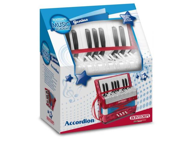 Bontempi drevený akordeón 17 klapiek 331730