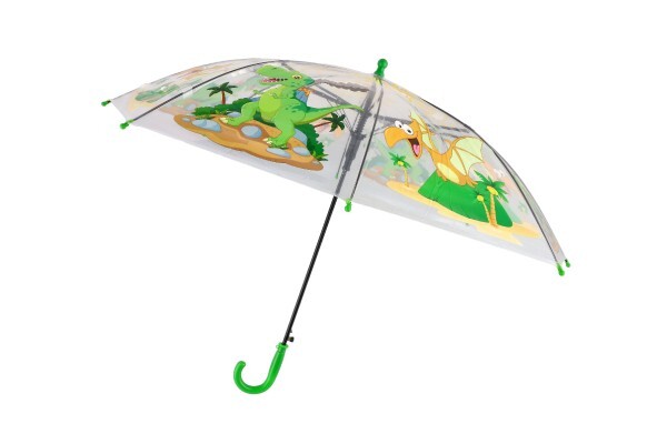 Dáždnik Dinosaurus plast/kov vystreľovací 64cm