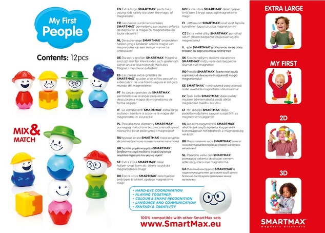 SmartMax - Moji prví ľudia - 12 ks