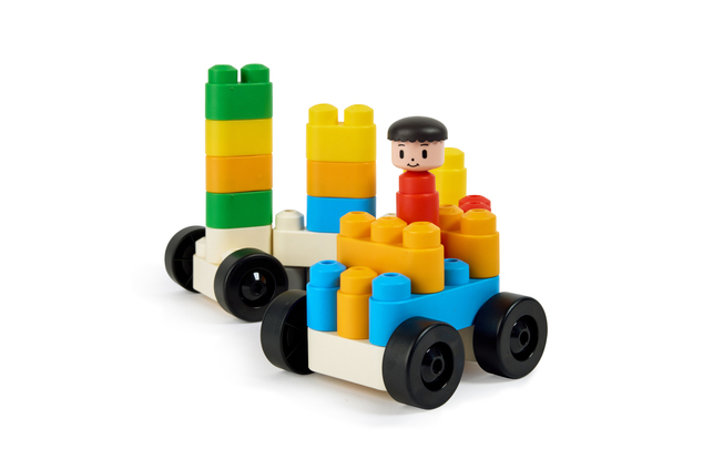 Abschleppwagen-Bausatz mit Zahlen