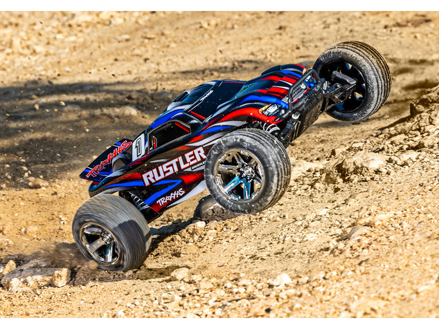 Traxxas Rustler 1:10 BL-2s RTR oranžový