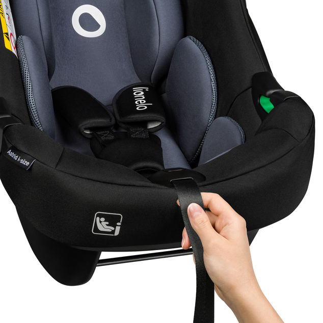 Lionelo Autosedačka Astrid i-Size (40-87 cm) Black Grey