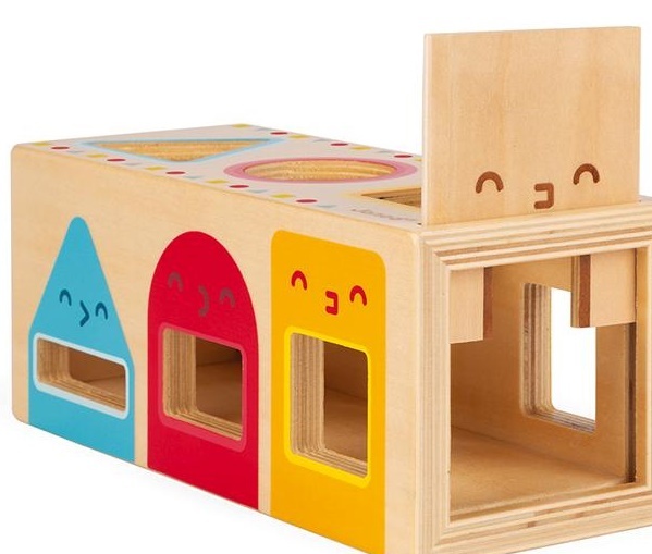 Janod Drevená vkladačka Montessori Tvary