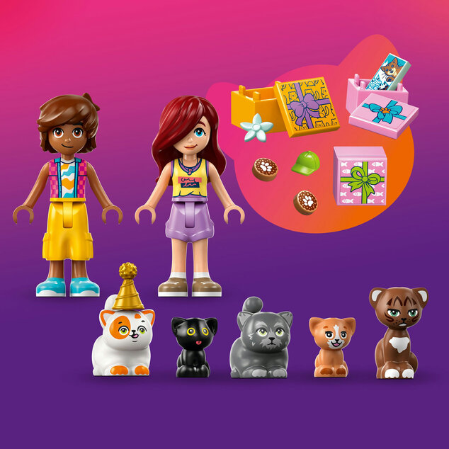 LEGO® Friends 42666 Macska születésnapi buli és lombház